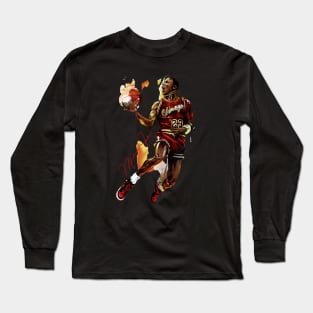 BASKETBALLART - jordan sLAM dUNK Long Sleeve T-Shirt